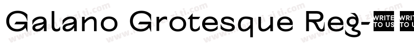 Galano Grotesque Reg字体转换